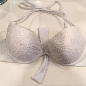 Gorgeous White 34-C cupped Aerie Bathing Suit Top